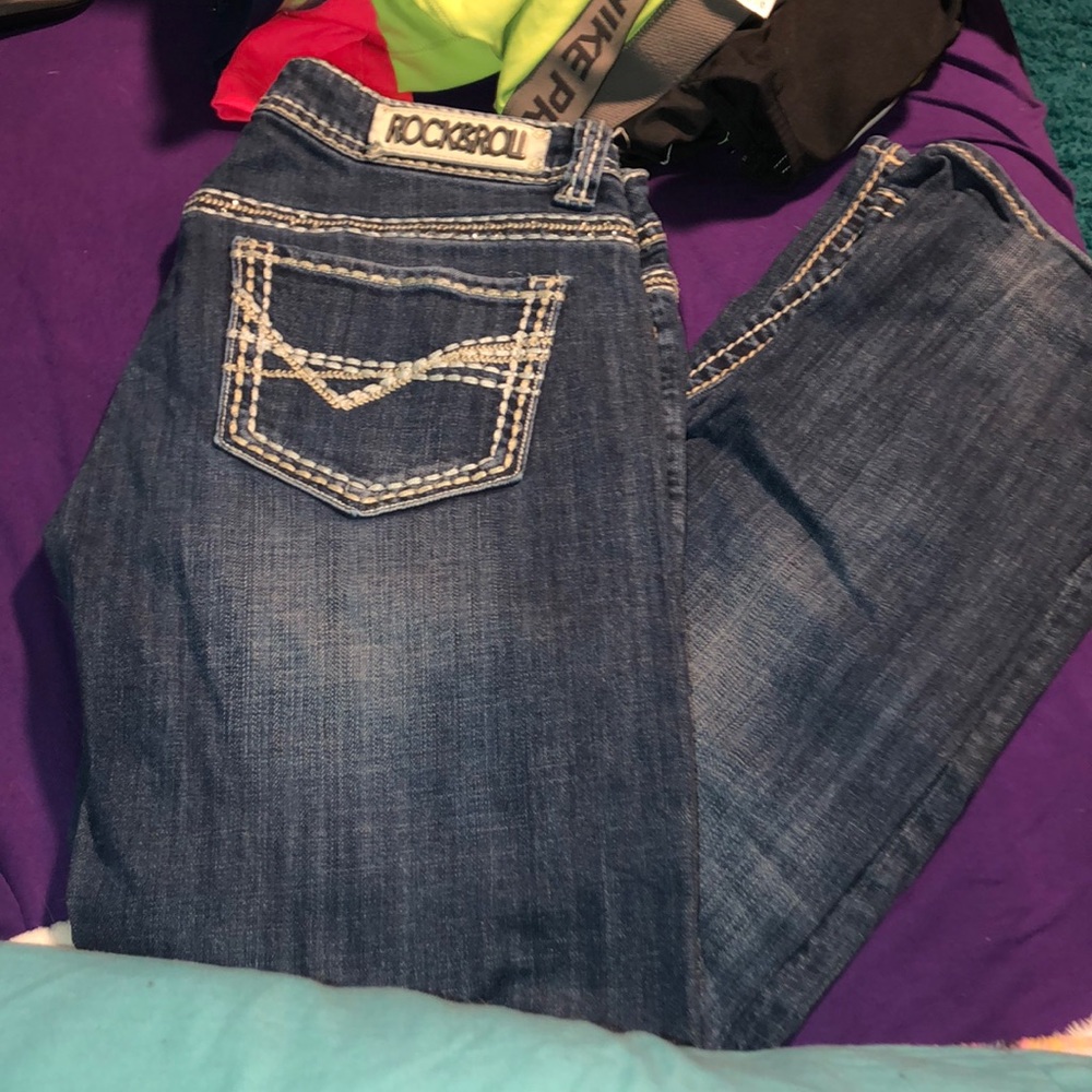 CLEARING CLOSET⚠️Rock & Roll riding jeans